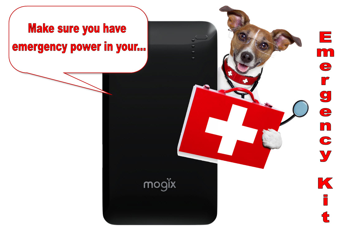 Add a portable phone charger to your emergency preparedness kit!