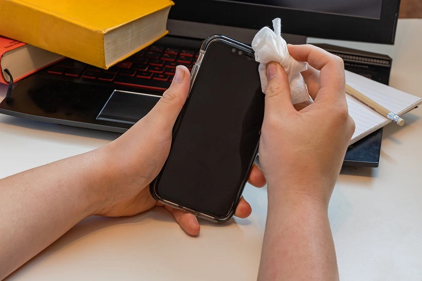 Disinfecting electronics